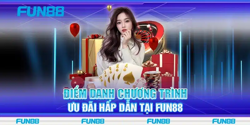 Điểm danh chương trình ưu đãi hấp dẫn tại Fun88 